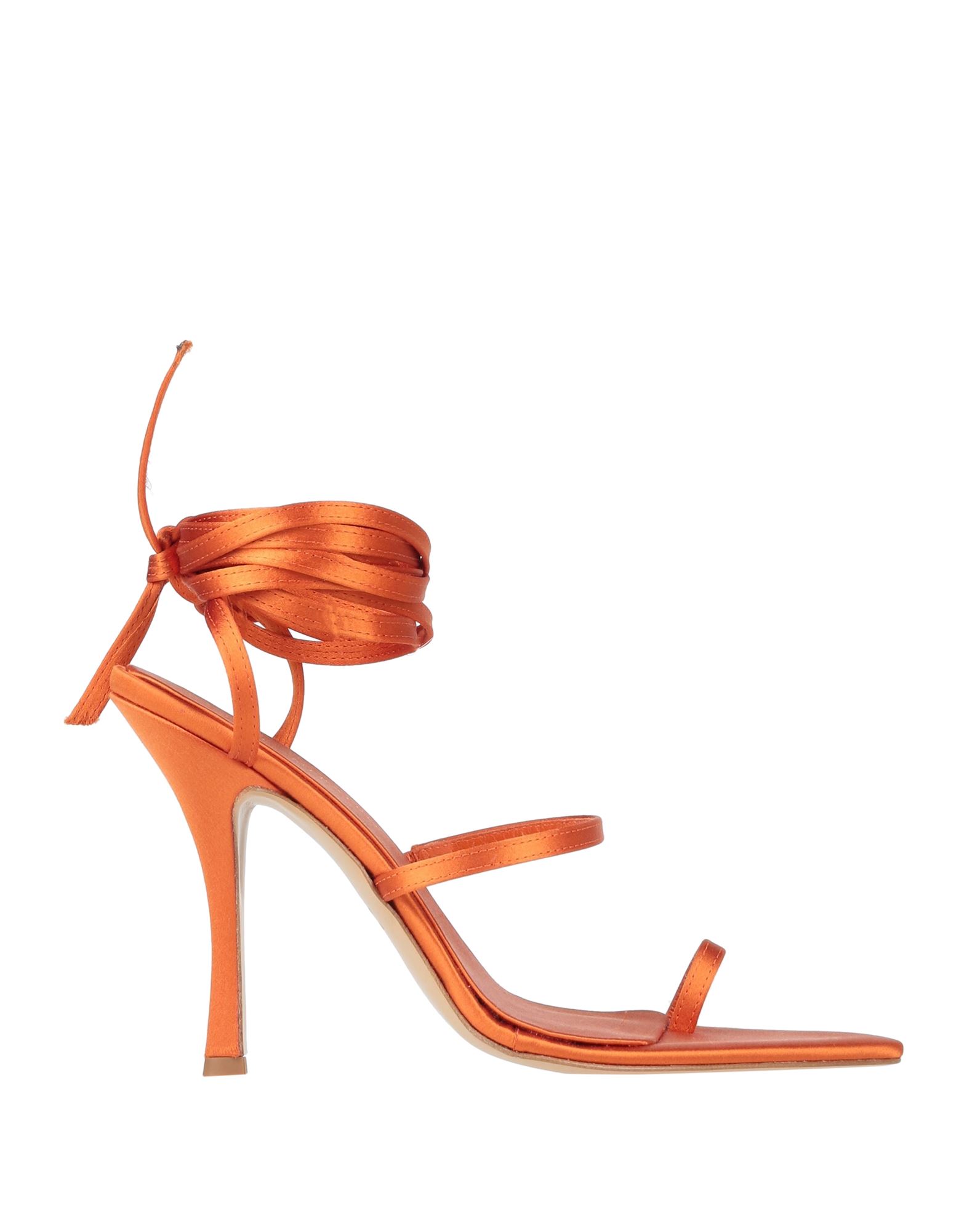 Shop Ilio Smeraldo Woman Thong Sandal Orange Size 8 Textile Fibers