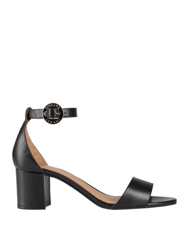 Emporio Armani Woman Sandals Black Size 7.5 Soft Leather