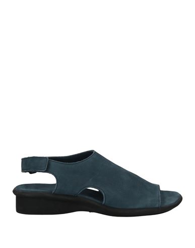 Arche Woman Sandals Slate Blue Size 9 Soft Leather
