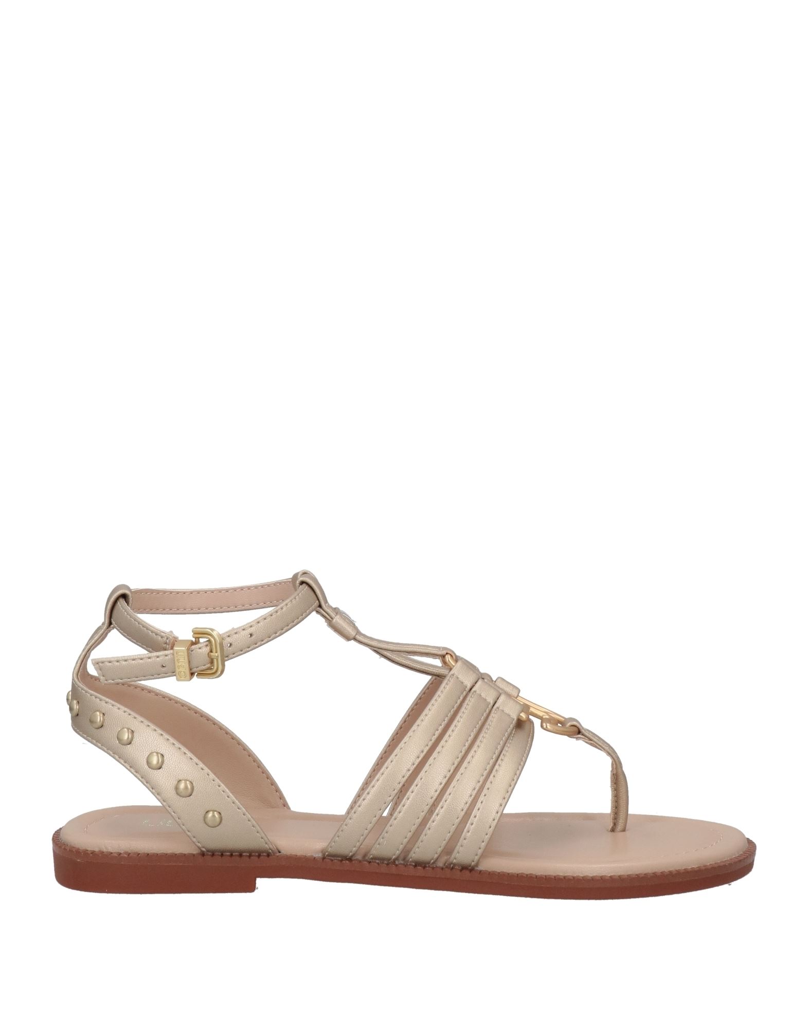 Liu •jo Toe Strap Sandals In Grey