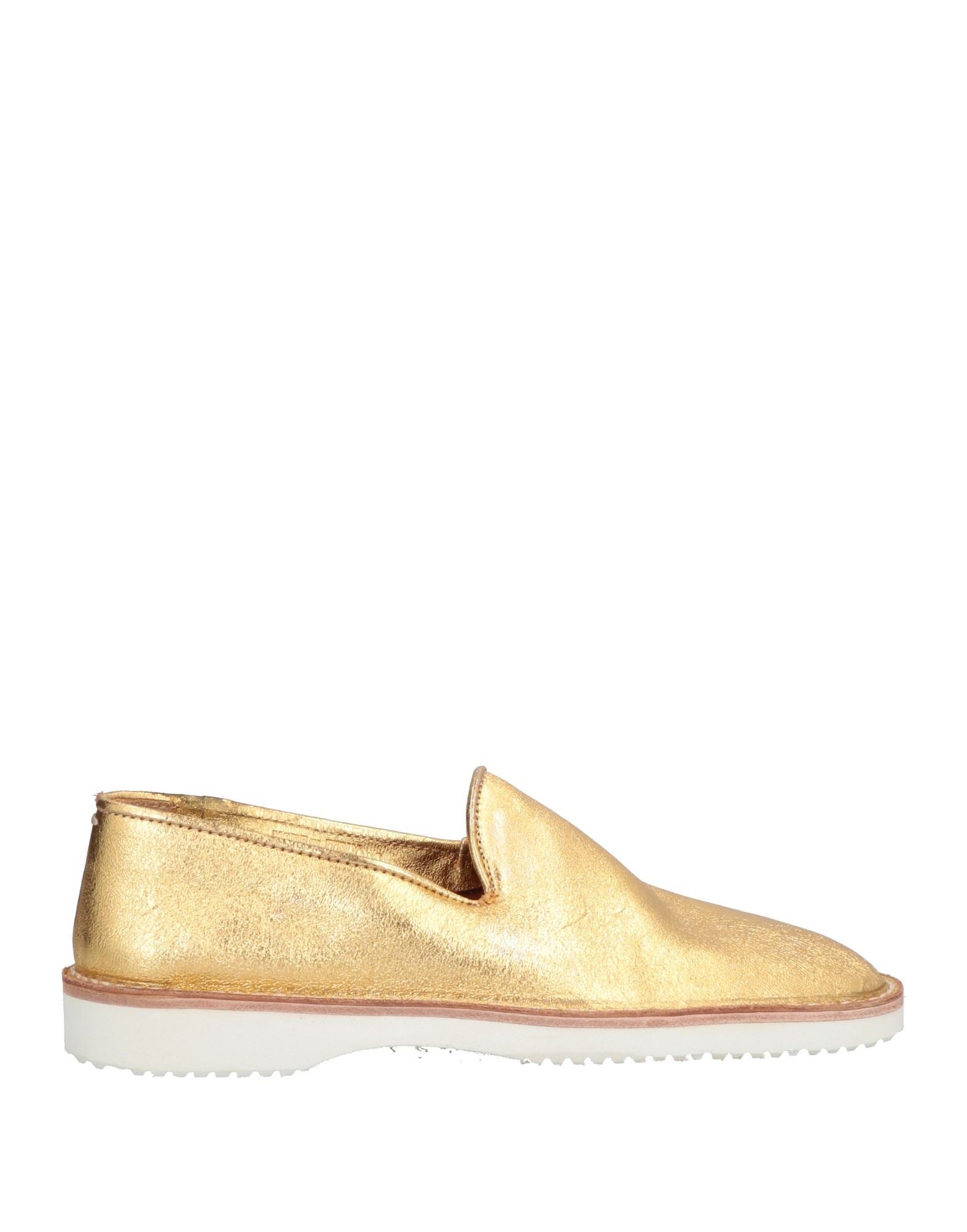 Maison Margiela Loafers In Gold