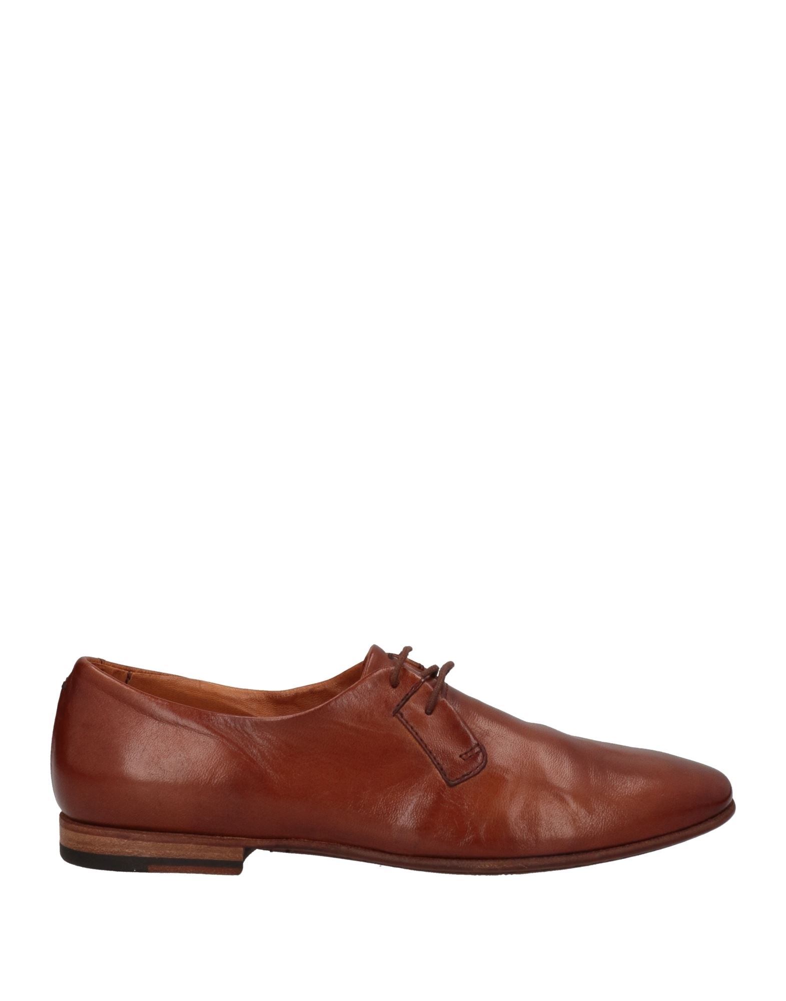 Pantanetti Woman Lace-up Shoes Tan Size 8 Soft Leather In Tan