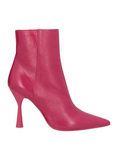 Agl Attilio Giusti Leombruni Agl Woman Ankle Boots Fuchsia Size 9 Soft Leather In Pink