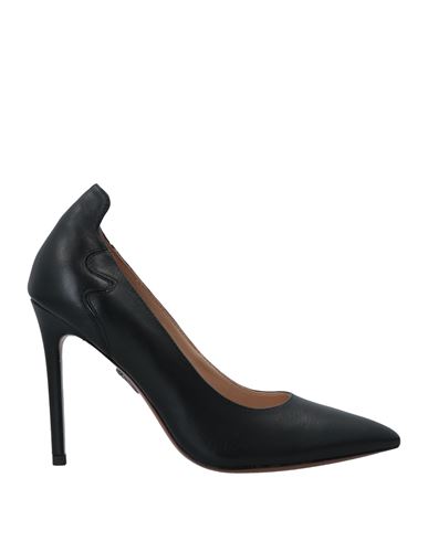 Pinko Woman Pumps Black Size 9 Soft Leather
