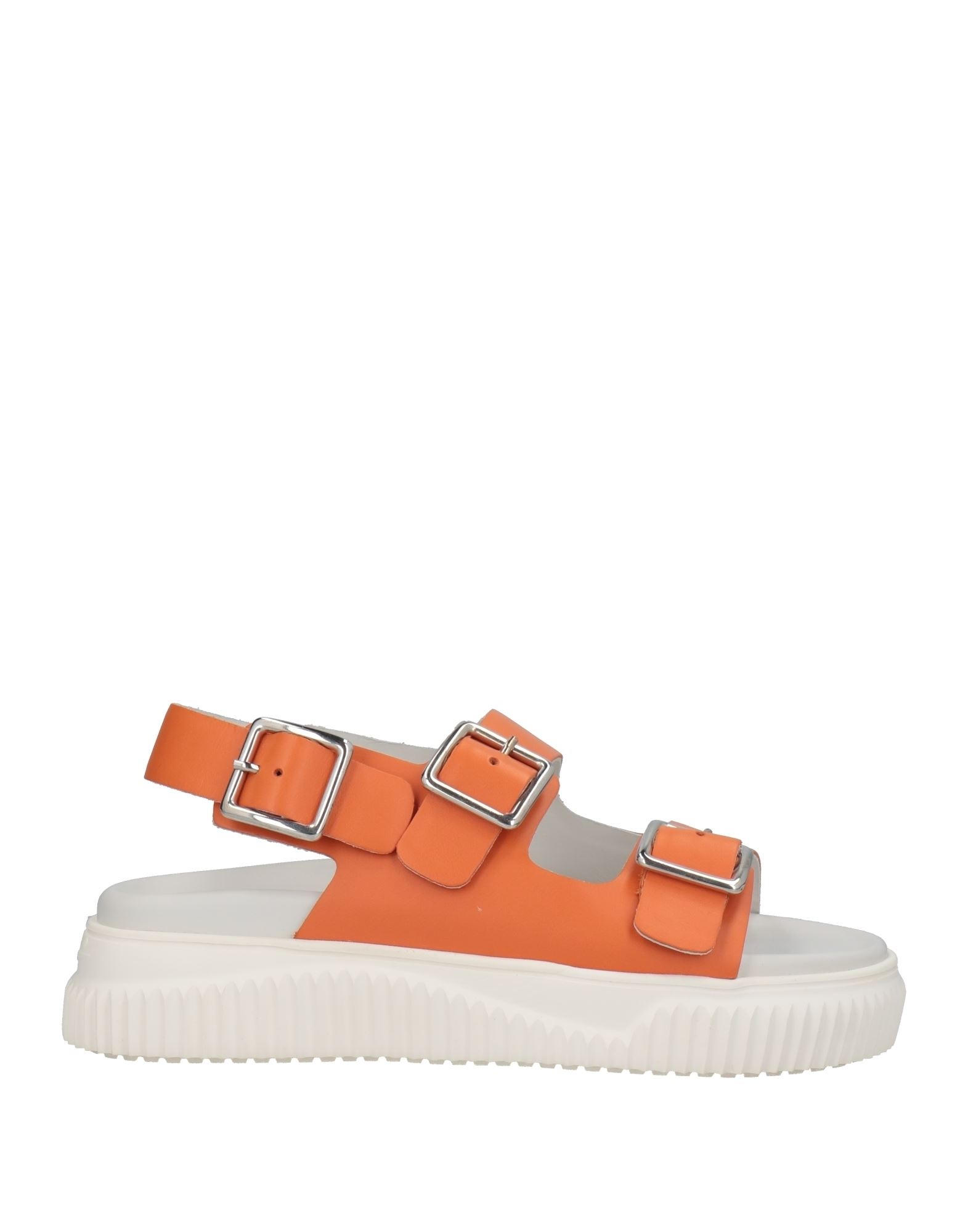 Voile Blanche Sandals In Orange
