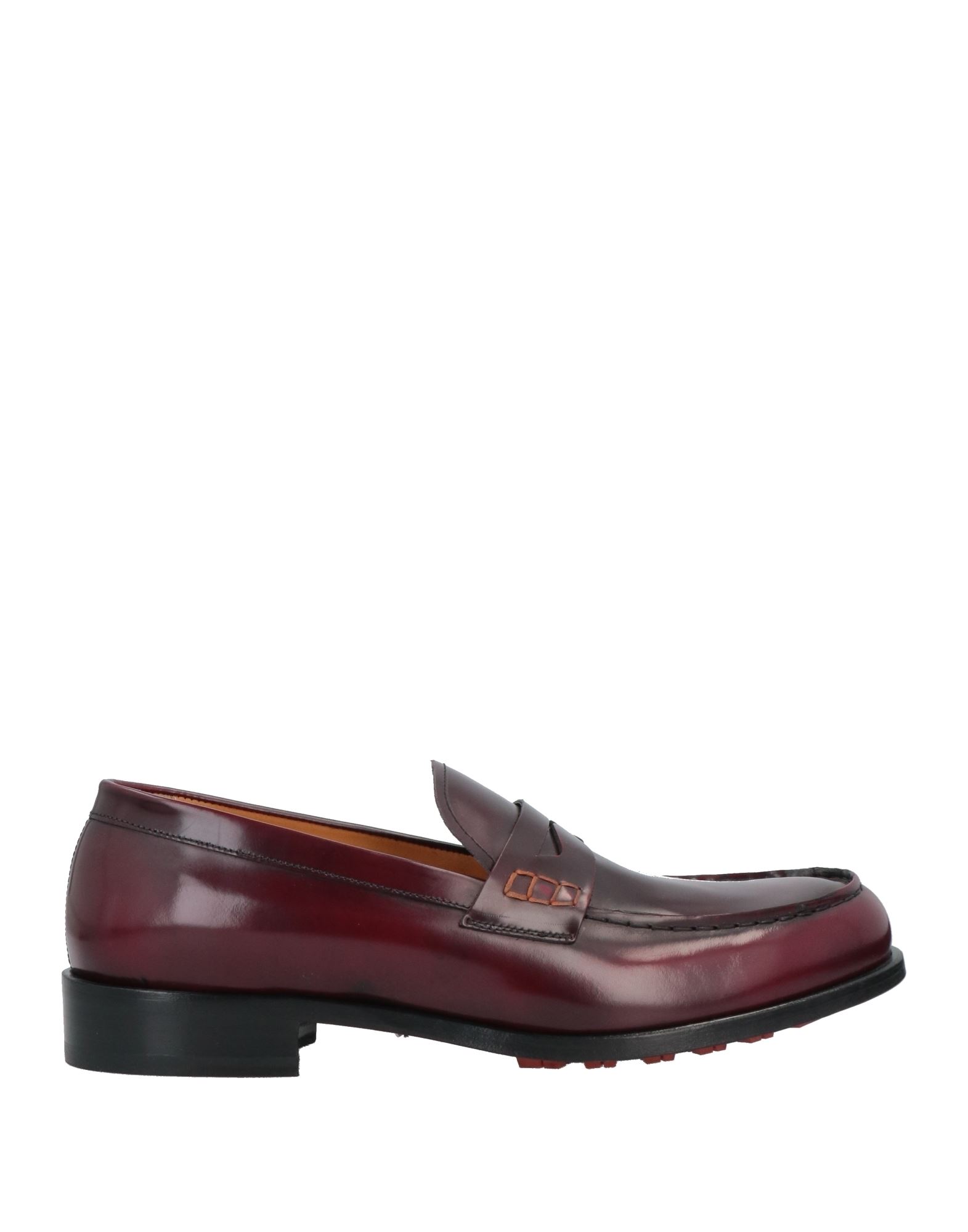 A.testoni Loafers In Burgundy