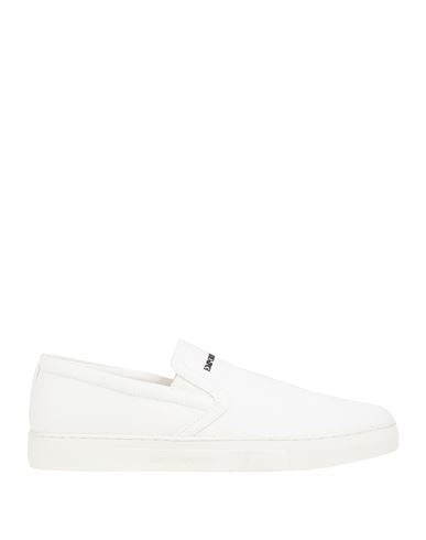 Emporio Armani Man Sneakers White Size 9.5 Cotton