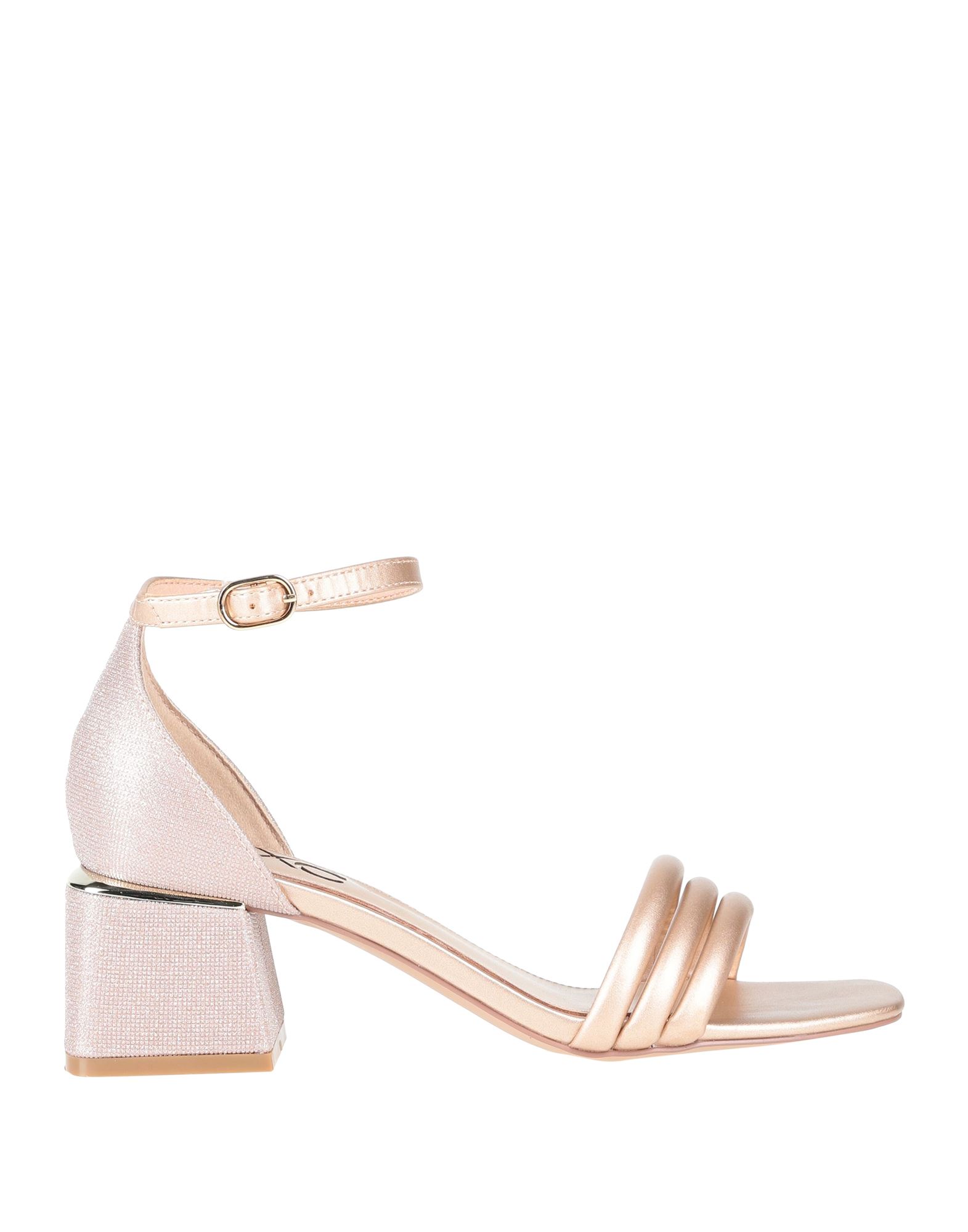Exe' Sandals In Rose Gold