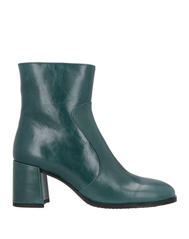 Bruno Premi Woman Ankle Boots Deep Jade Size 9 Bovine Leather In Green