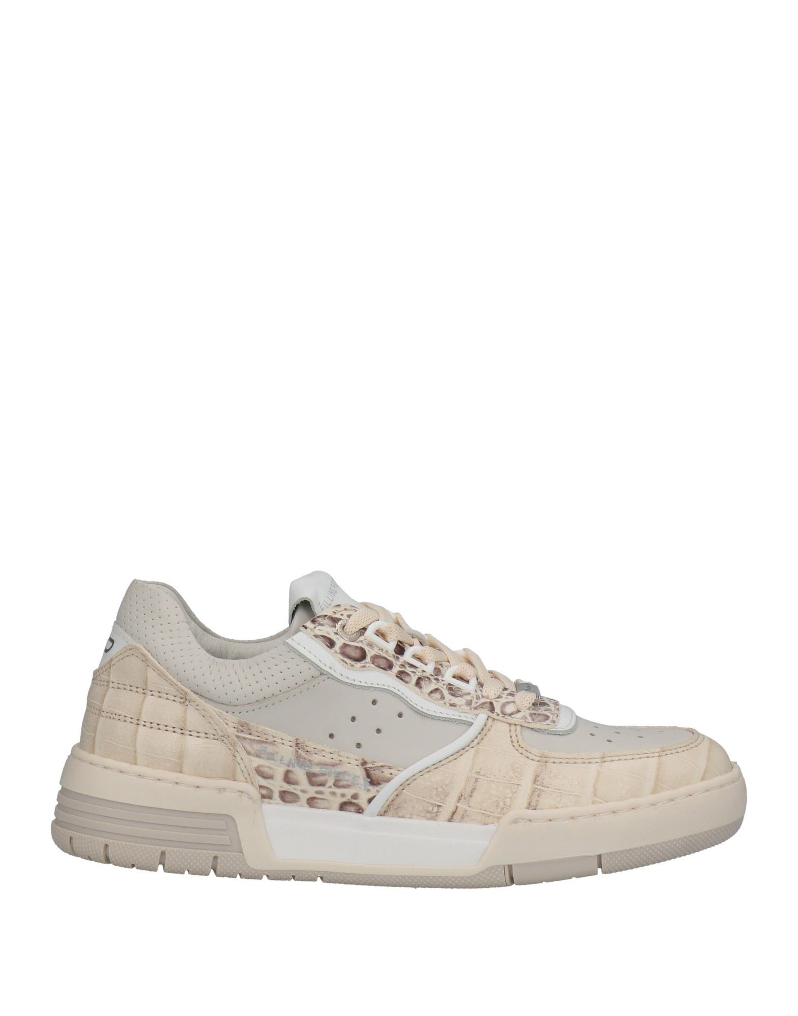 FILLING PIECES FILLING PIECES WOMAN SNEAKERS IVORY SIZE 7 SOFT LEATHER 