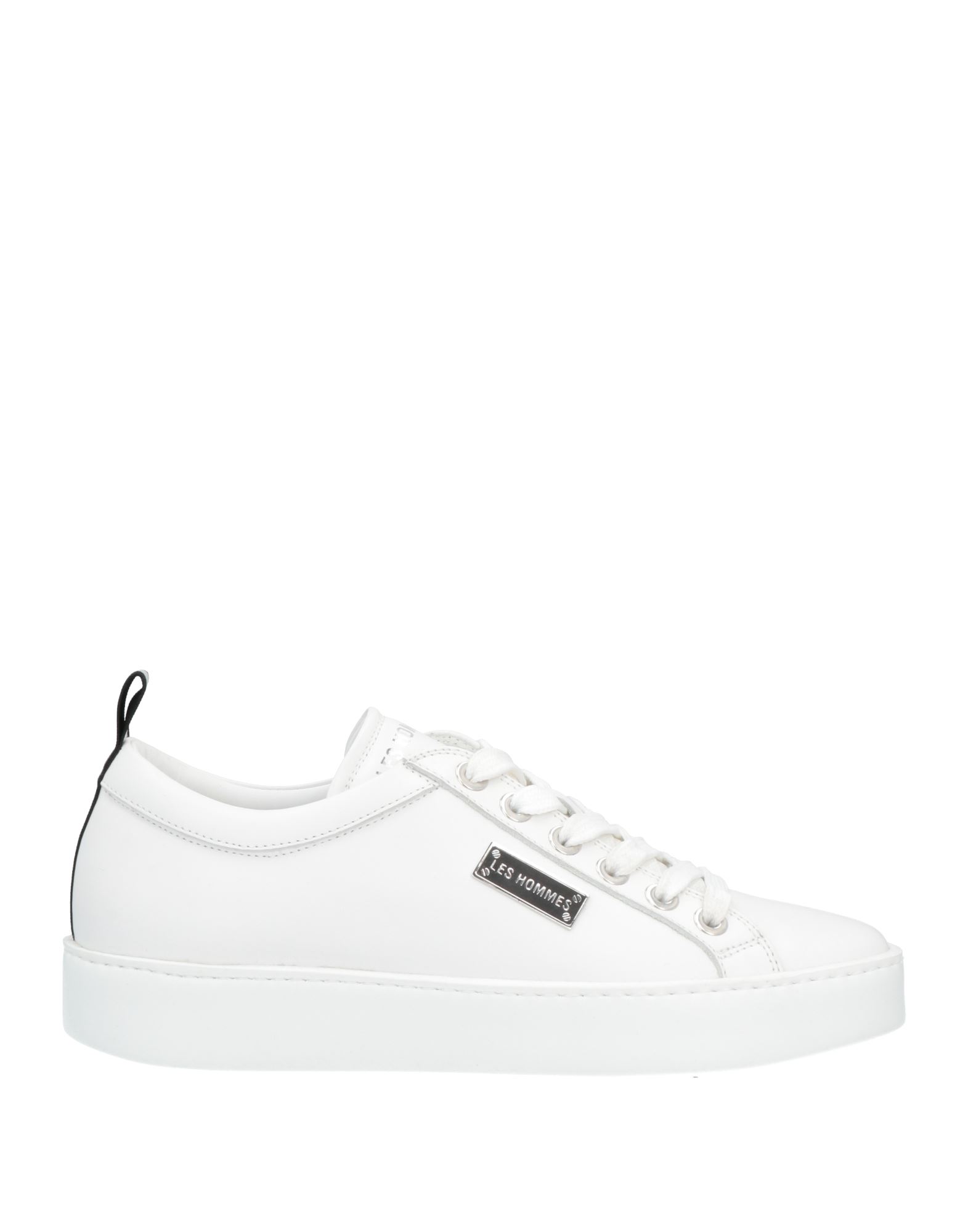 Shop Les Hommes Man Sneakers White Size 12 Calfskin