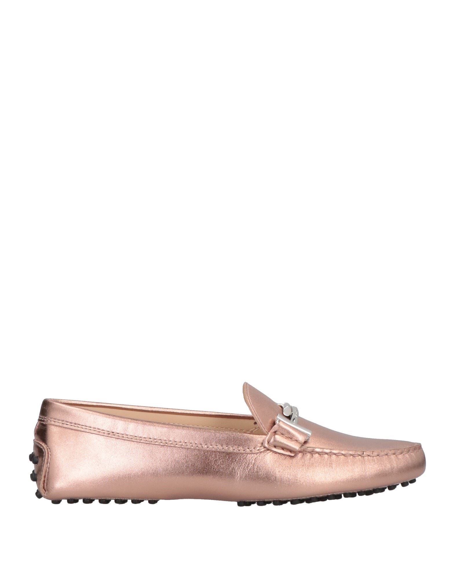 Tod's Loafers In Rose Gold