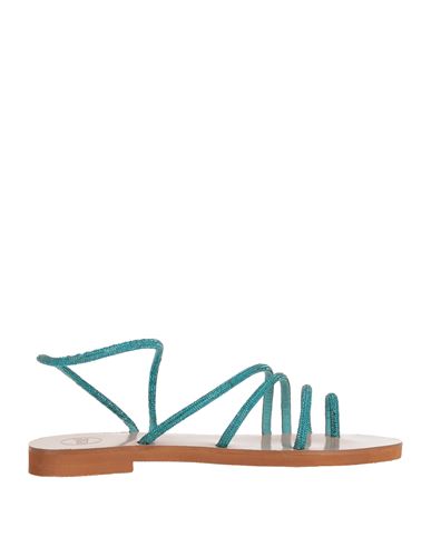 Exe' Toe Strap Sandals In Blue