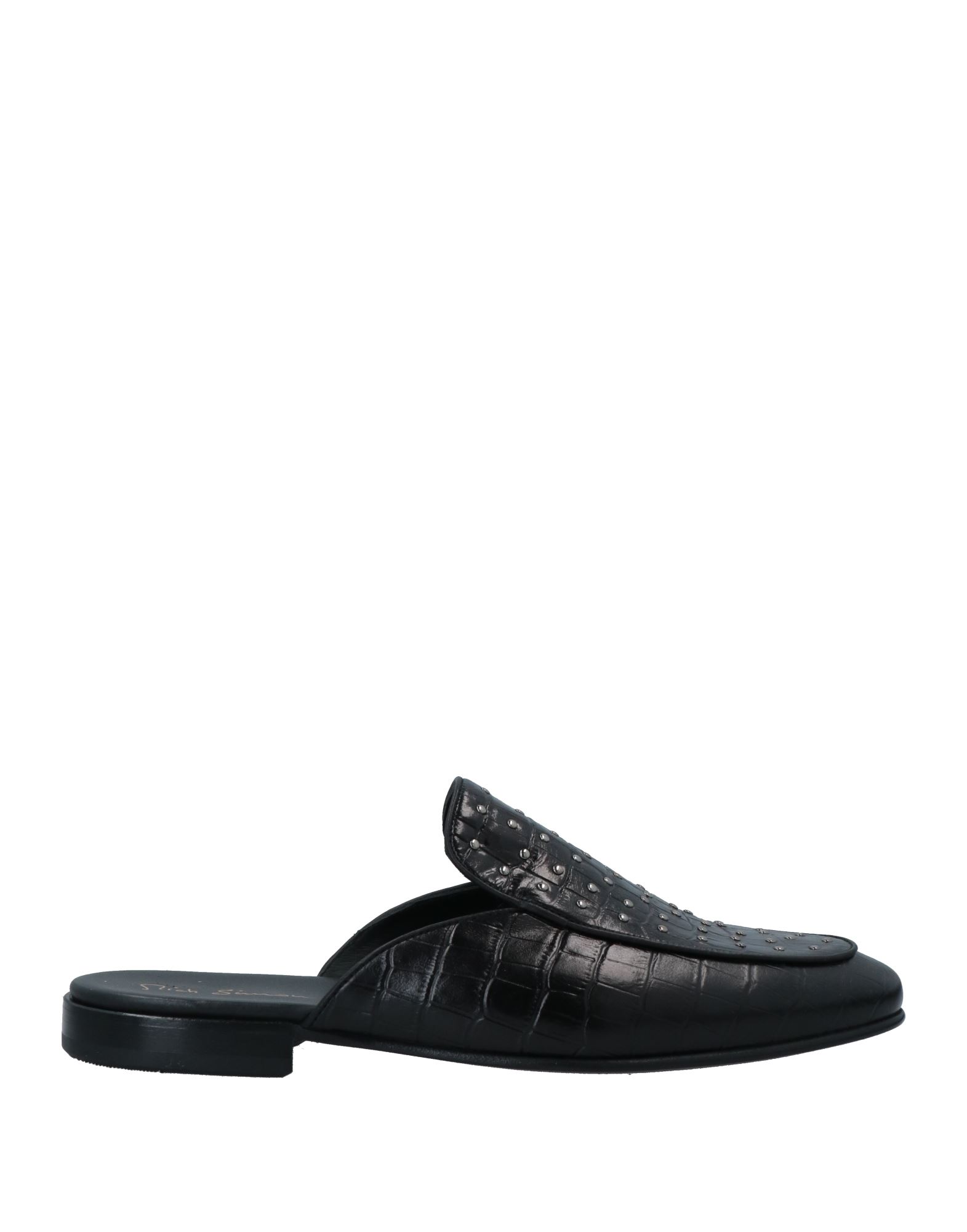 Mich E Simon Man Mules & Clogs Black Size 13 Soft Leather