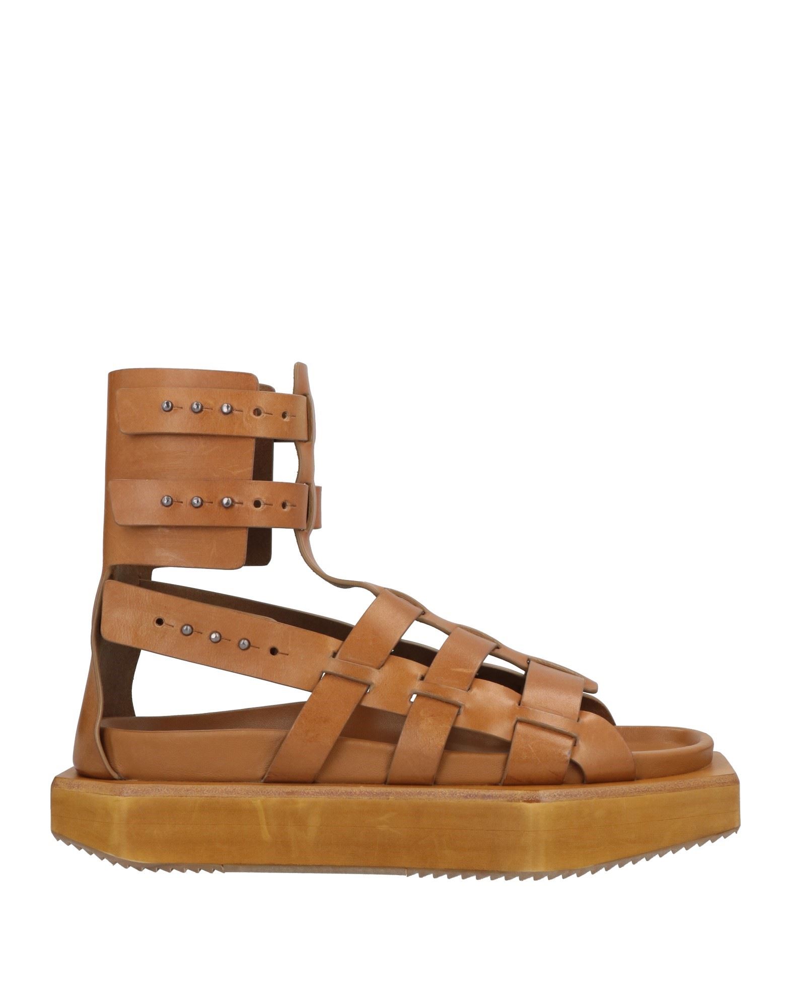 Rick Owens Sandals In Yellow