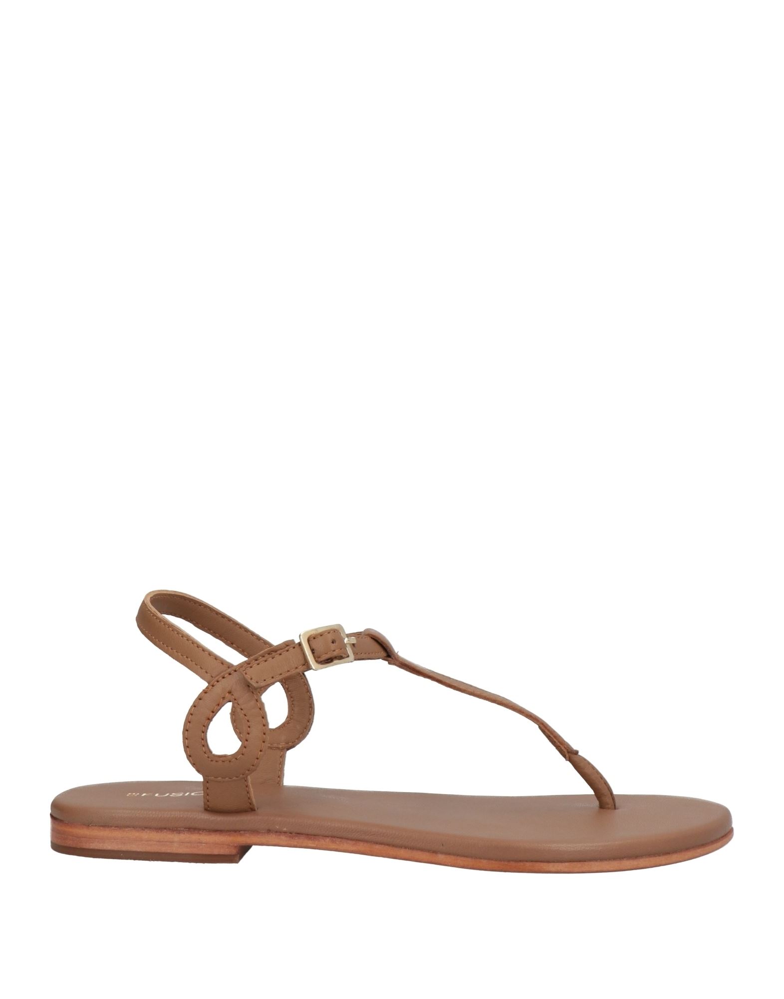 CB FUSION CB FUSION WOMAN THONG SANDAL LIGHT BROWN SIZE 8 SOFT LEATHER