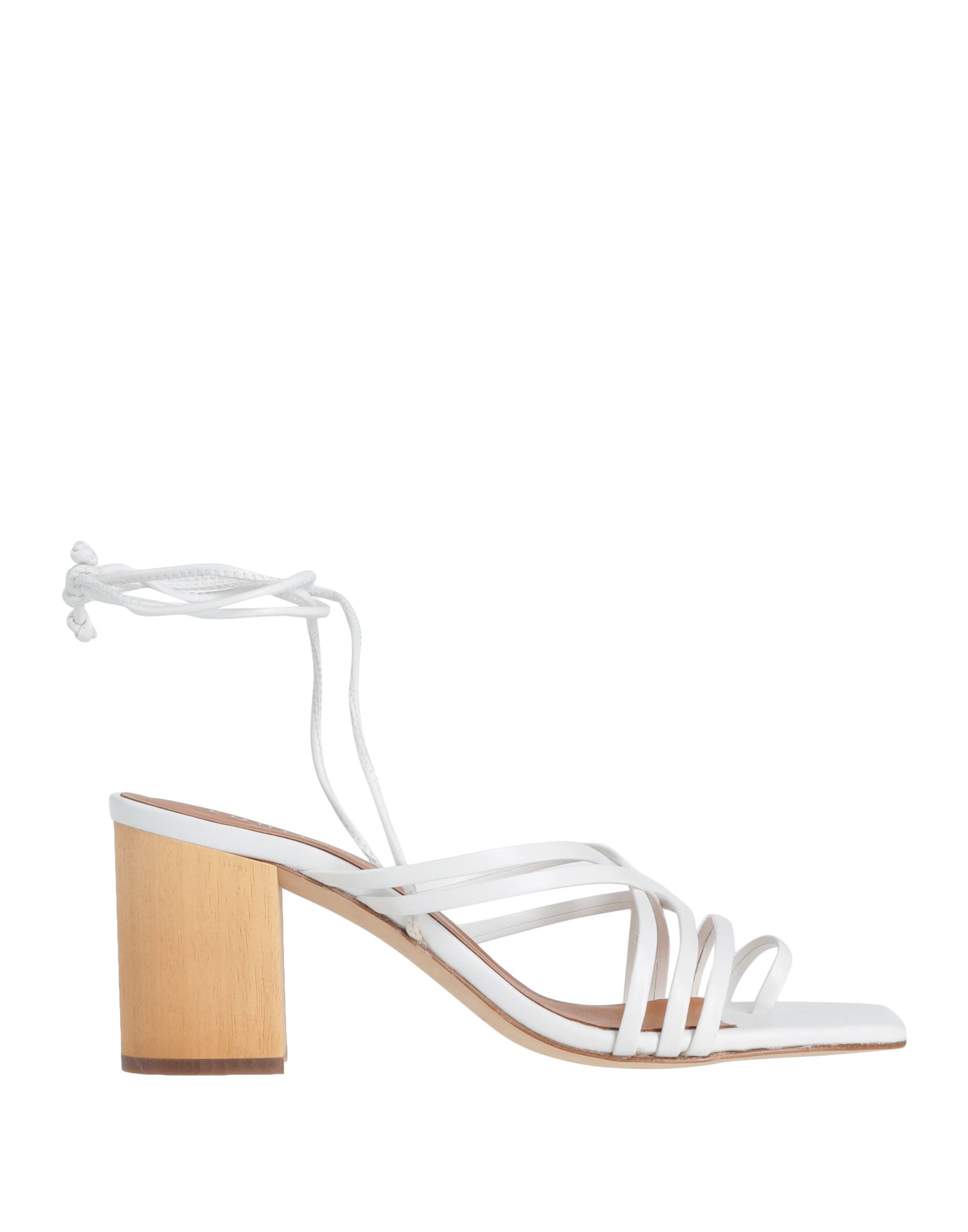 Eqüitare Toe Strap Sandals In White