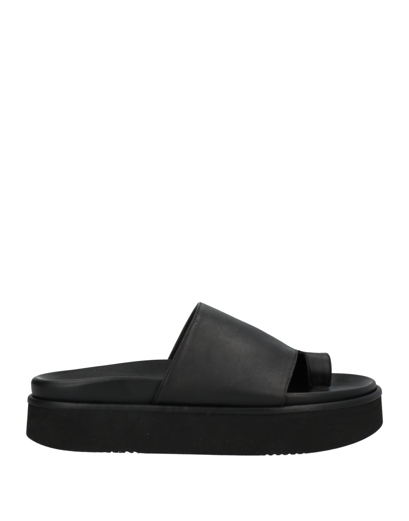 Eqüitare Toe Strap Sandals In Black