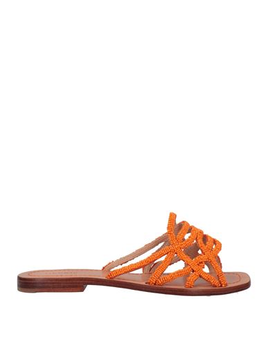 Woman Sandals Blush Size 8 Textile fibers