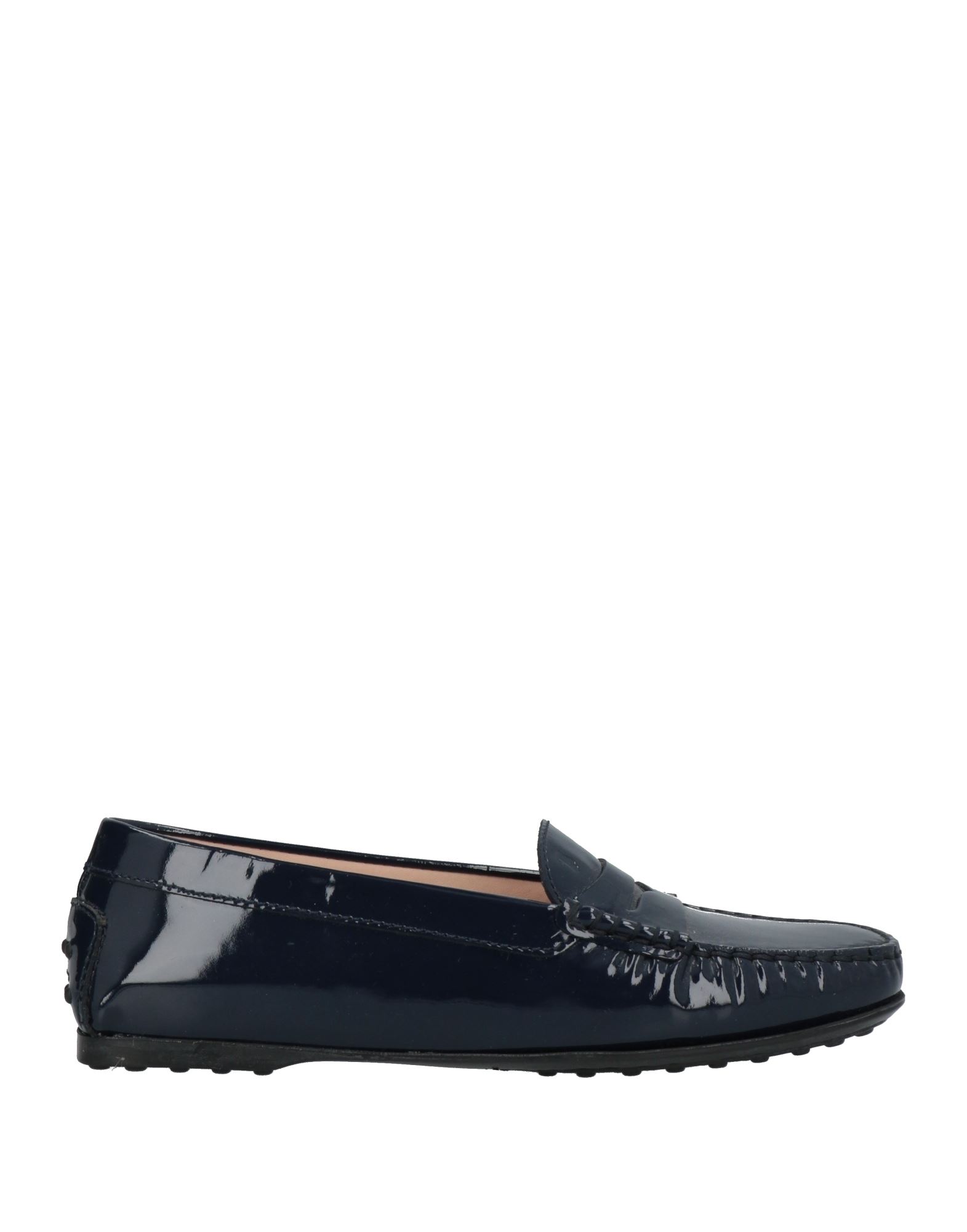 Shop Tod's Loafers In Midnight Blue