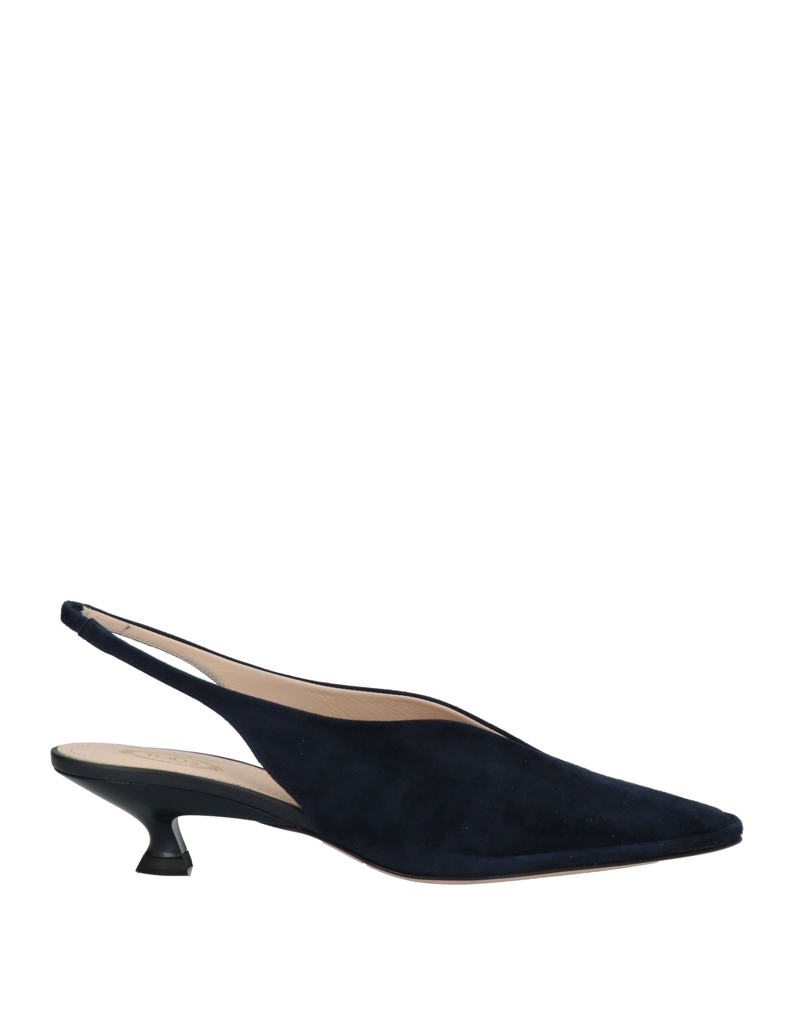 Mame Kurogouchi X Tod's Woman Pumps Midnight Blue Size 4.5 Leather