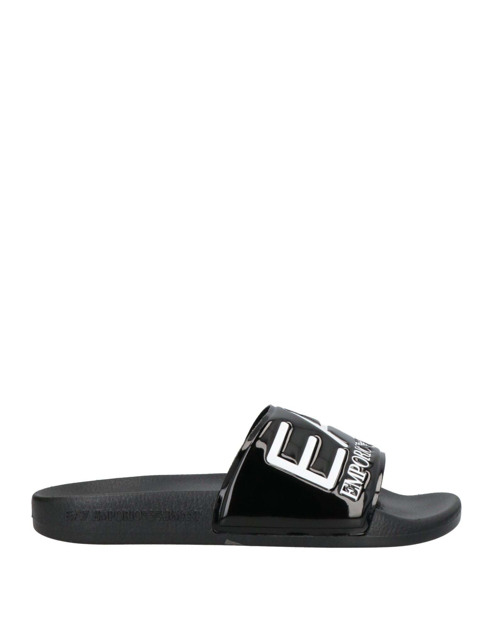 Ea7 Sandals In Black
