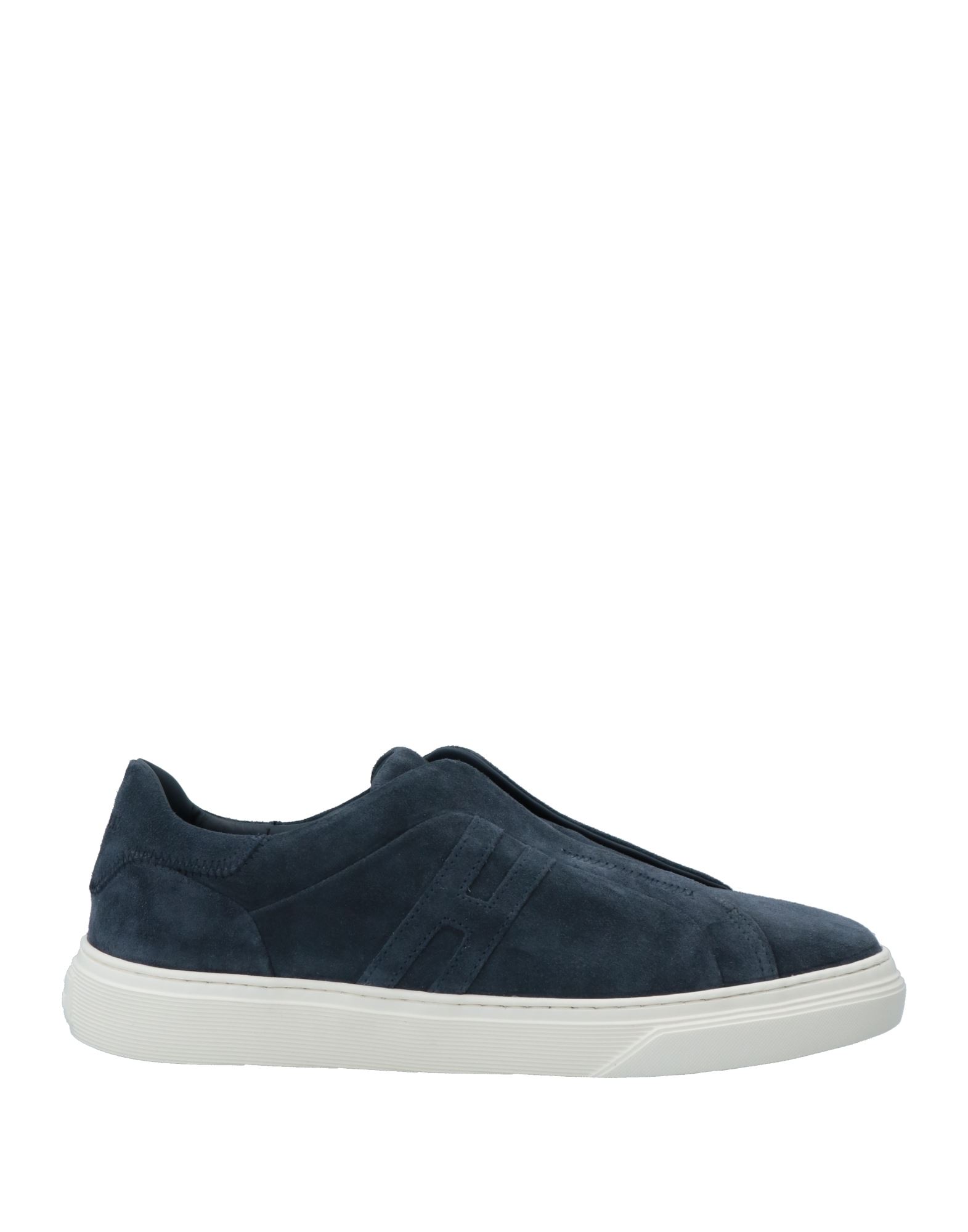 Hogan Man Sneakers Midnight Blue Size 9 Leather In Blue