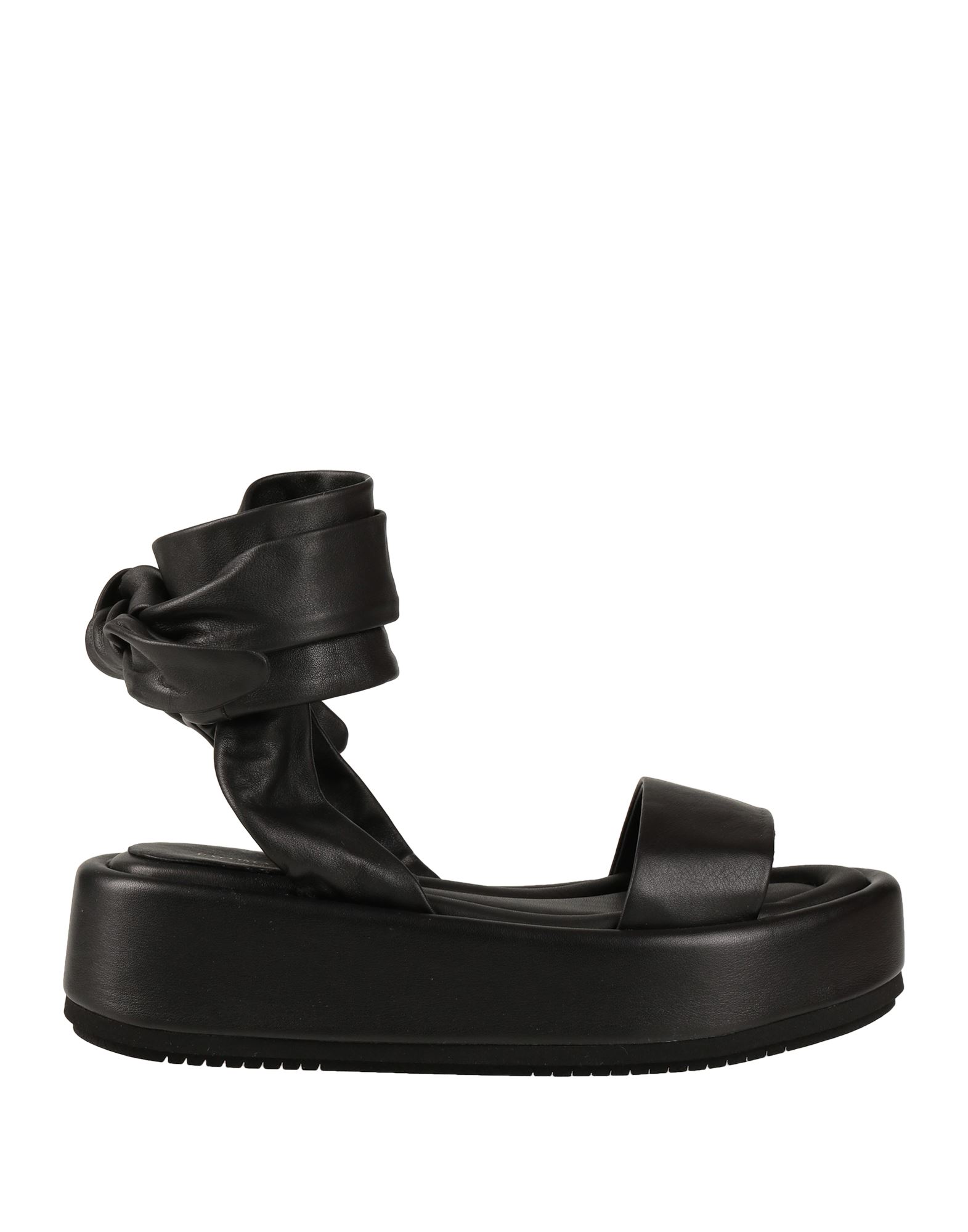 Paloma Barceló Woman Sandals Black Size 9 Soft Leather
