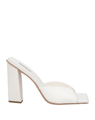 Gia Rhw Gia / Rhw Woman Sandals White Size 10 Textile Fibers