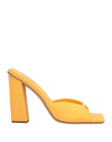 Gia Rhw Gia / Rhw Woman Sandals Yellow Size 6 Textile Fibers