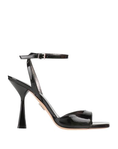 Sergio Levantesi Woman Sandals Black Size 6 Soft Leather