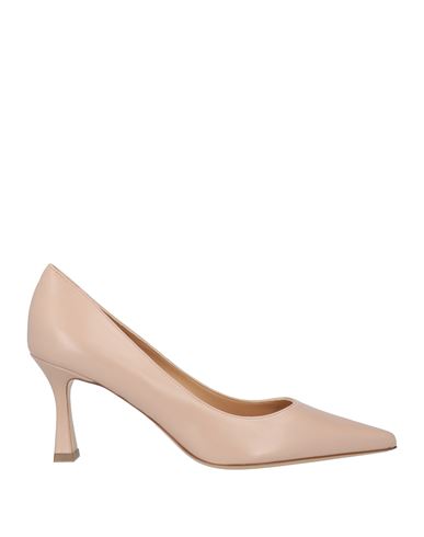 Roberto Festa Woman Pumps Light Brown Size 7 Soft Leather In Pink