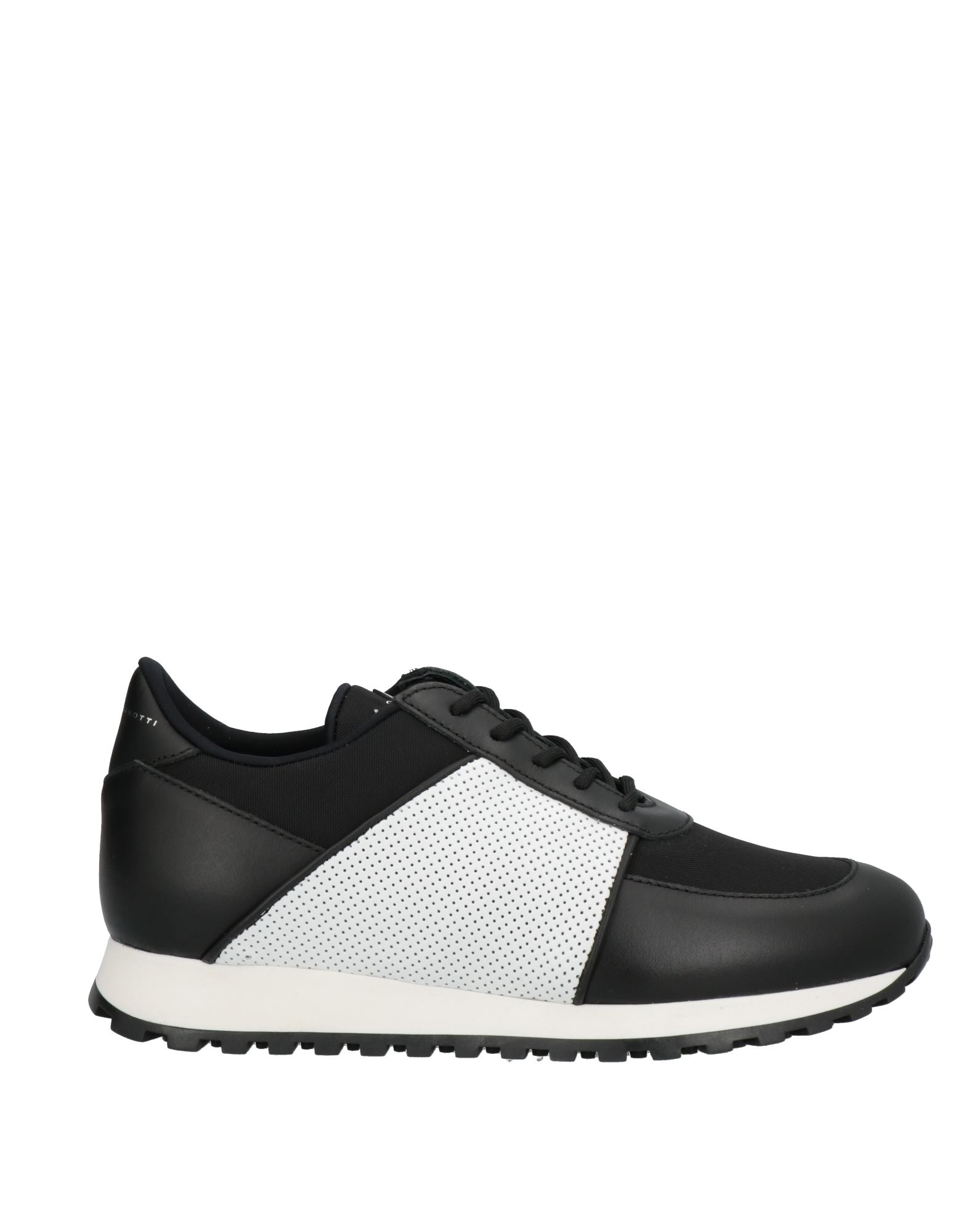 Shop Giuseppe Zanotti Man Sneakers Black Size 9 Soft Leather, Textile Fibers