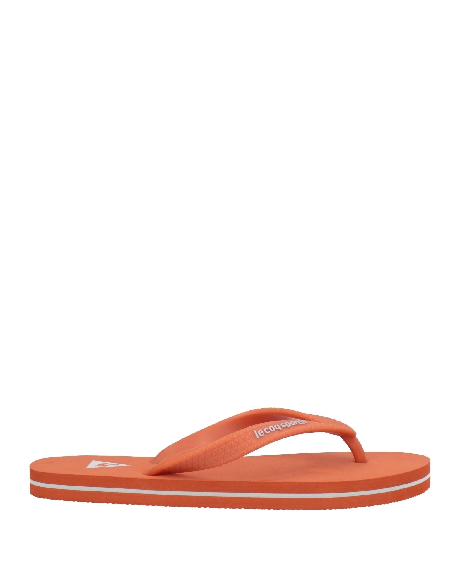 Le Coq Sportif Toe Strap Sandals In Orange