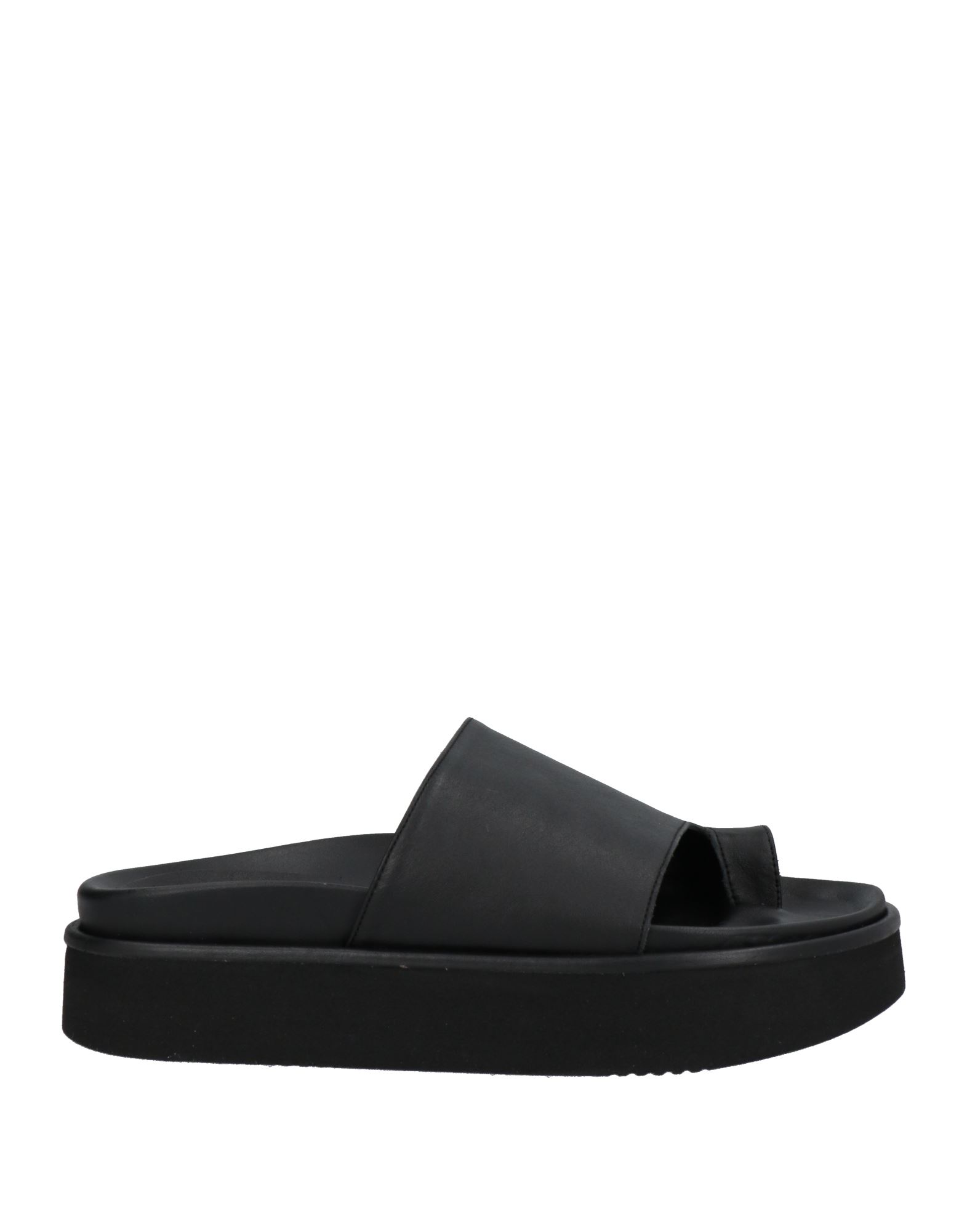 Eqüitare Toe Strap Sandals In Black