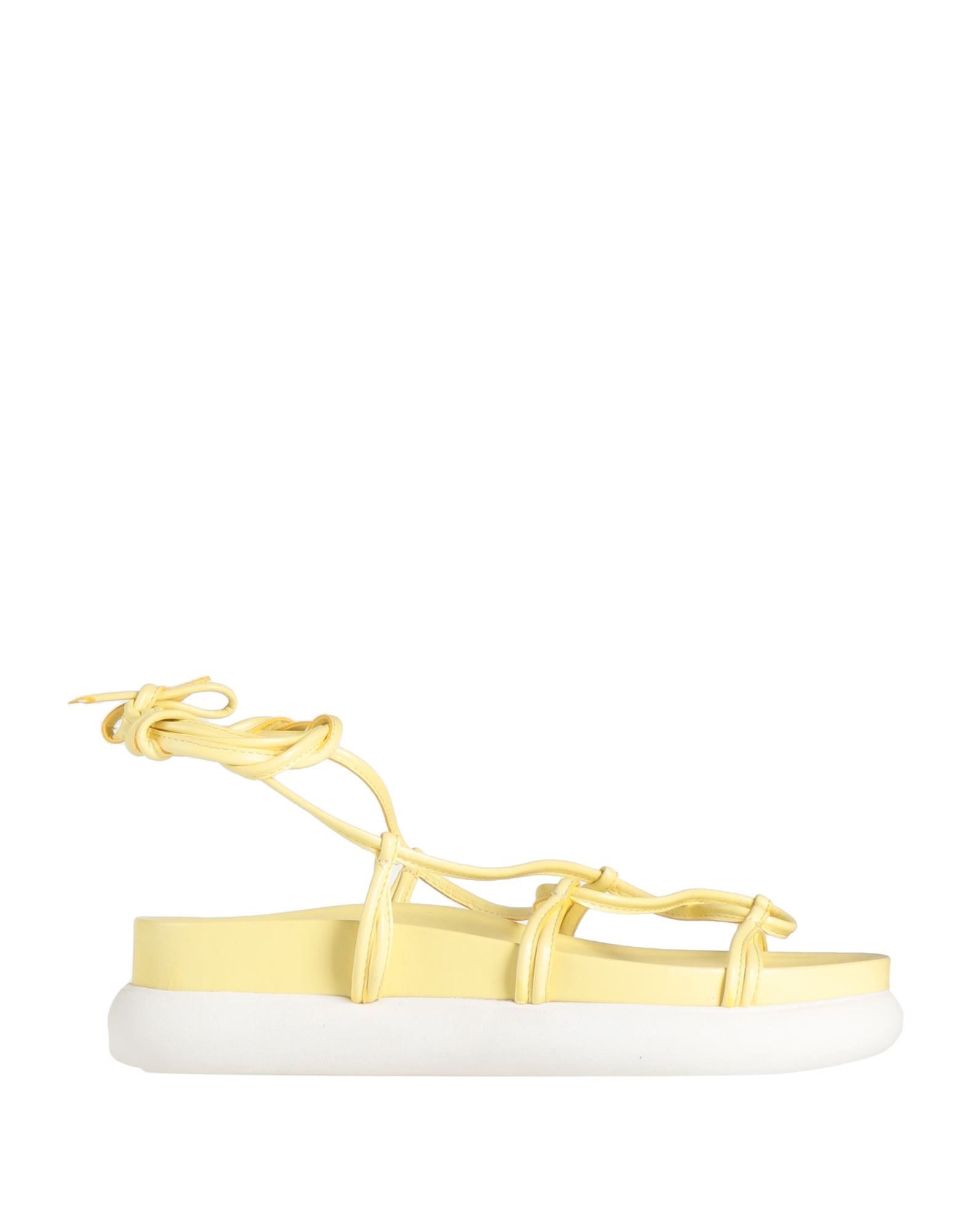 Unlace Sandals In Yellow