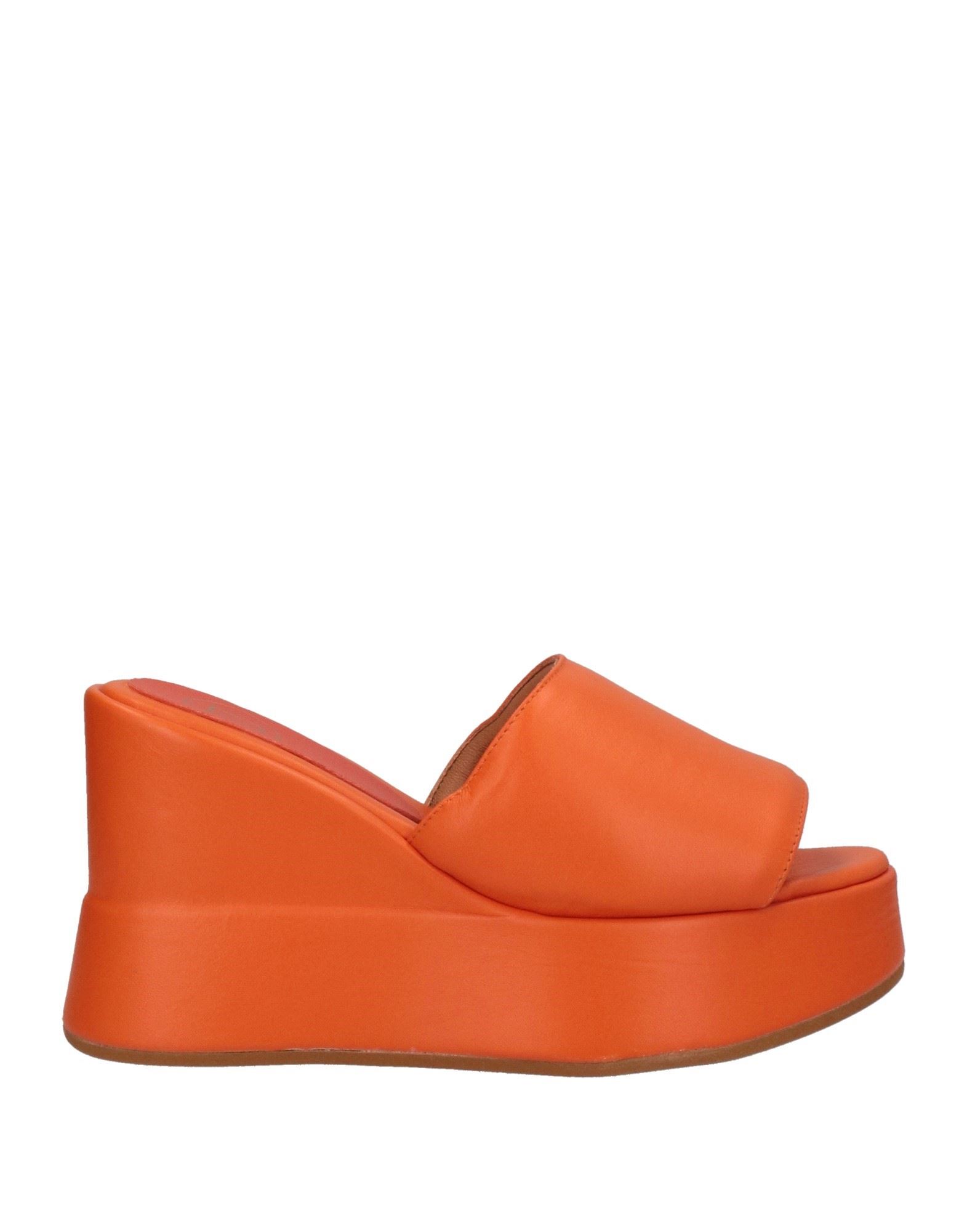 Unlace Sandals In Orange