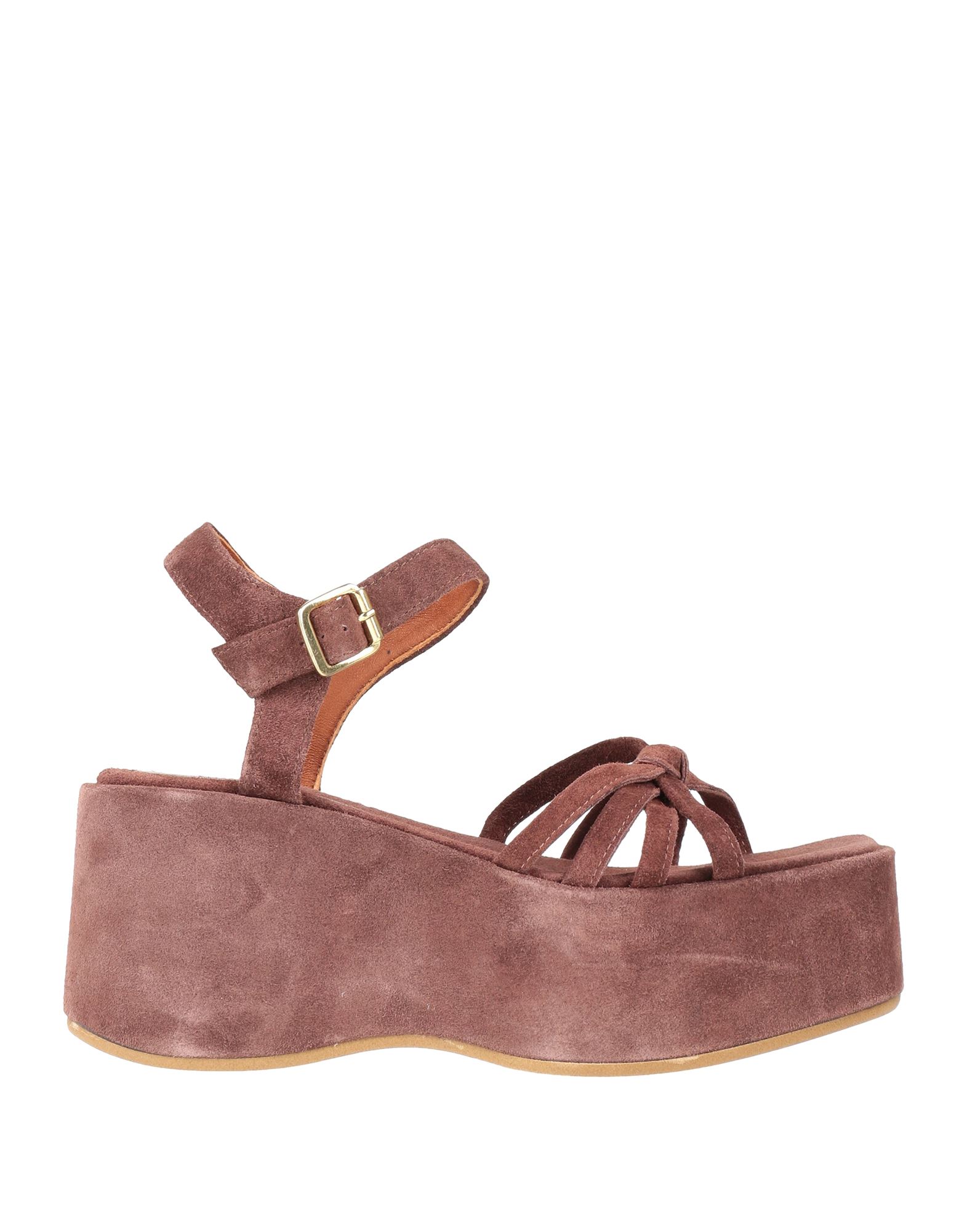 Unlace Sandals In Brown