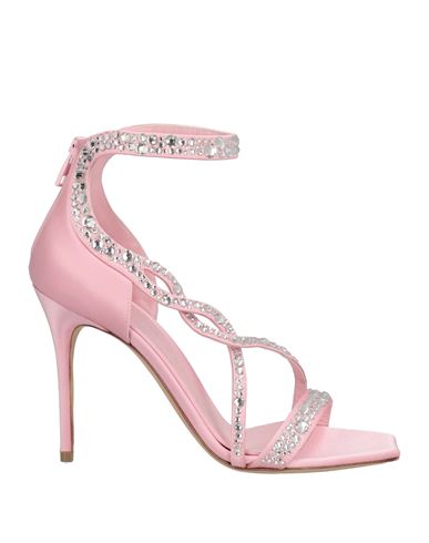 Alexander Mcqueen Woman Sandals Pink Size 9 Silk