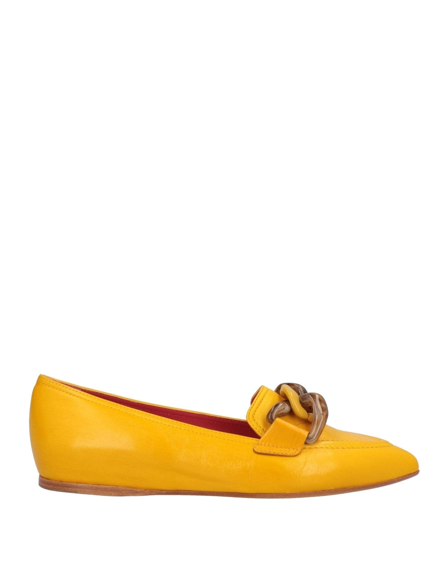 Pas De Rouge Loafers In Yellow