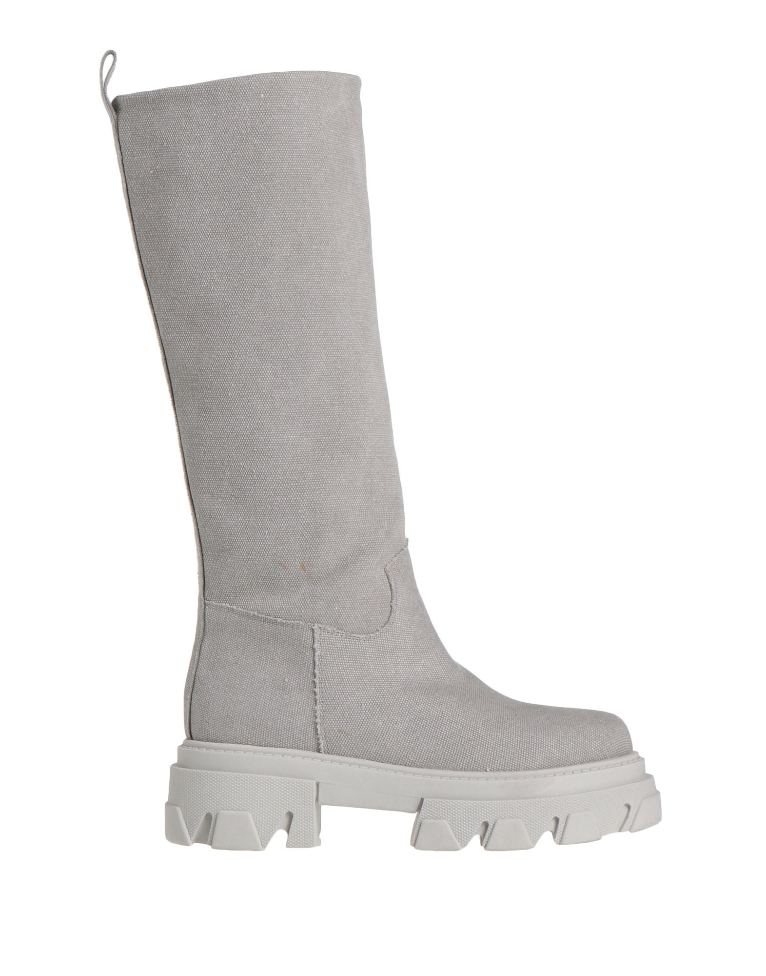 Unlace Knee Boots In Grey