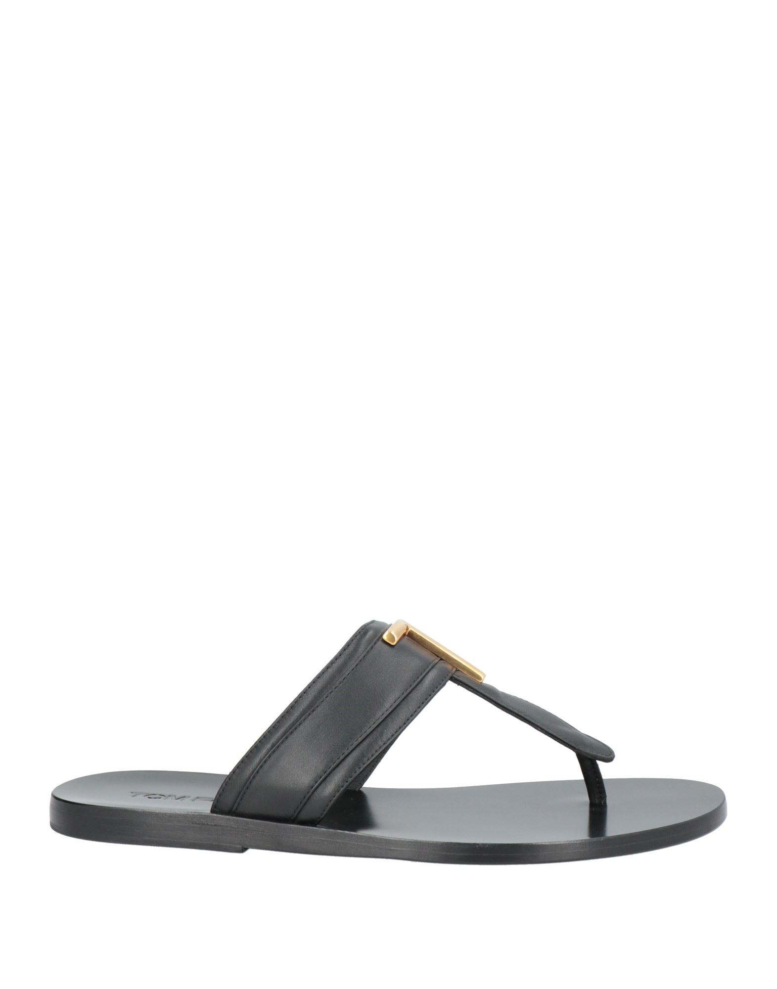 Tom Ford Flat Sandals Open Toe Single Strap In Black