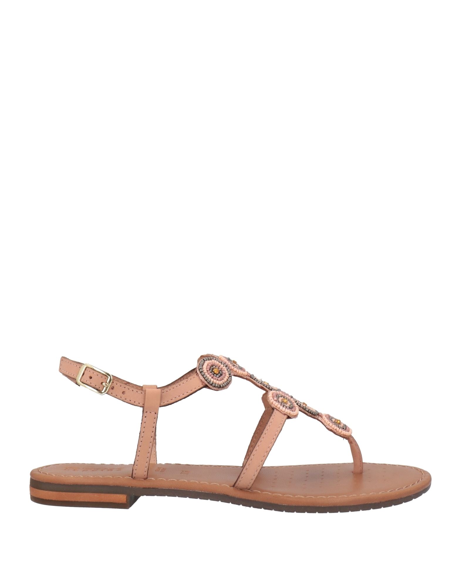 Geox Toe Strap Sandals In Pink