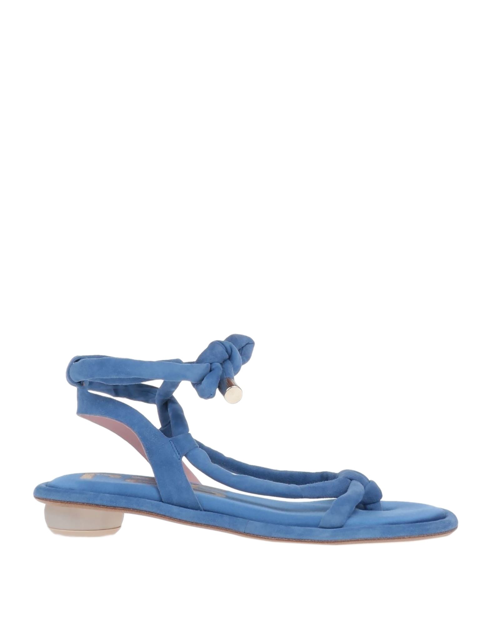 Ras Toe Strap Sandals In Blue