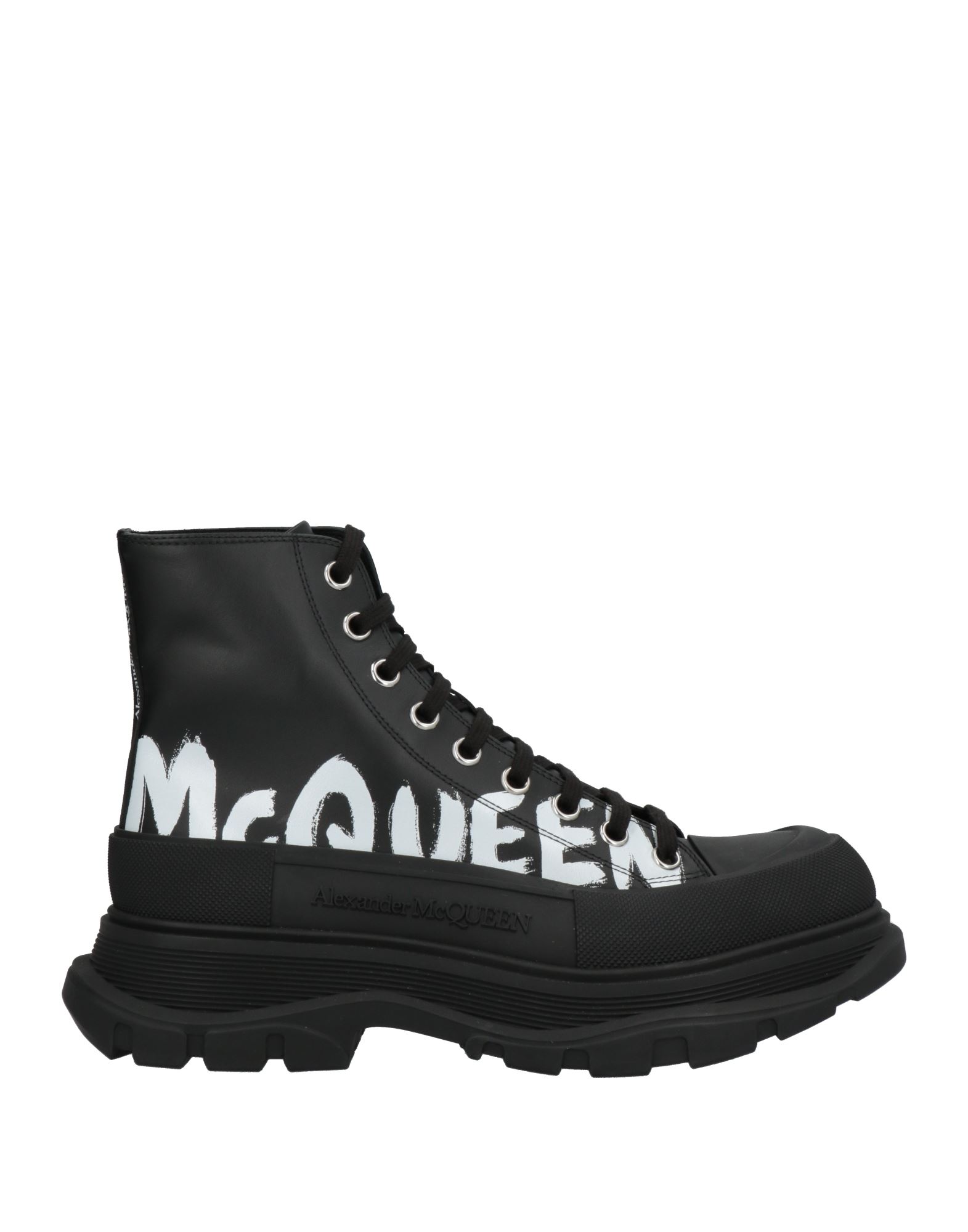 Alexander Mcqueen Tread Slick High-top Sneakers In Black