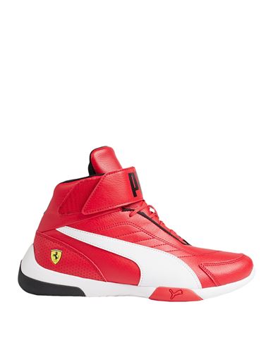 Puma X Ferrari Man Sneakers Red Size 6.5 Polyurethane, Polyester, Nylon