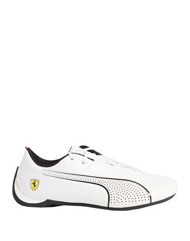 Puma X Ferrari Man Sneakers White Size 6.5 Polyurethane, Polyester, Nylon