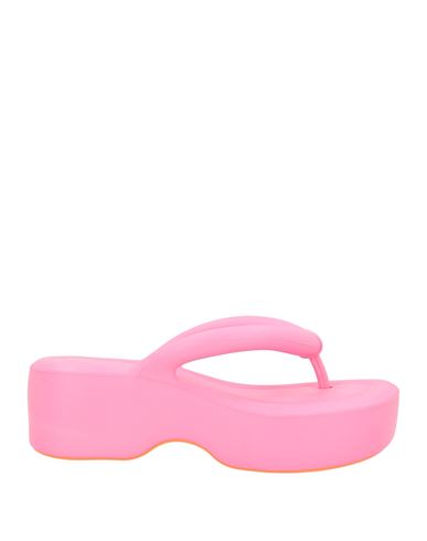 Melissa Woman Thong Sandal Pink Size 9 Rubber