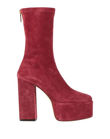 Shop Paris Texas Woman Ankle Boots Brick Red Size 8 Calfskin