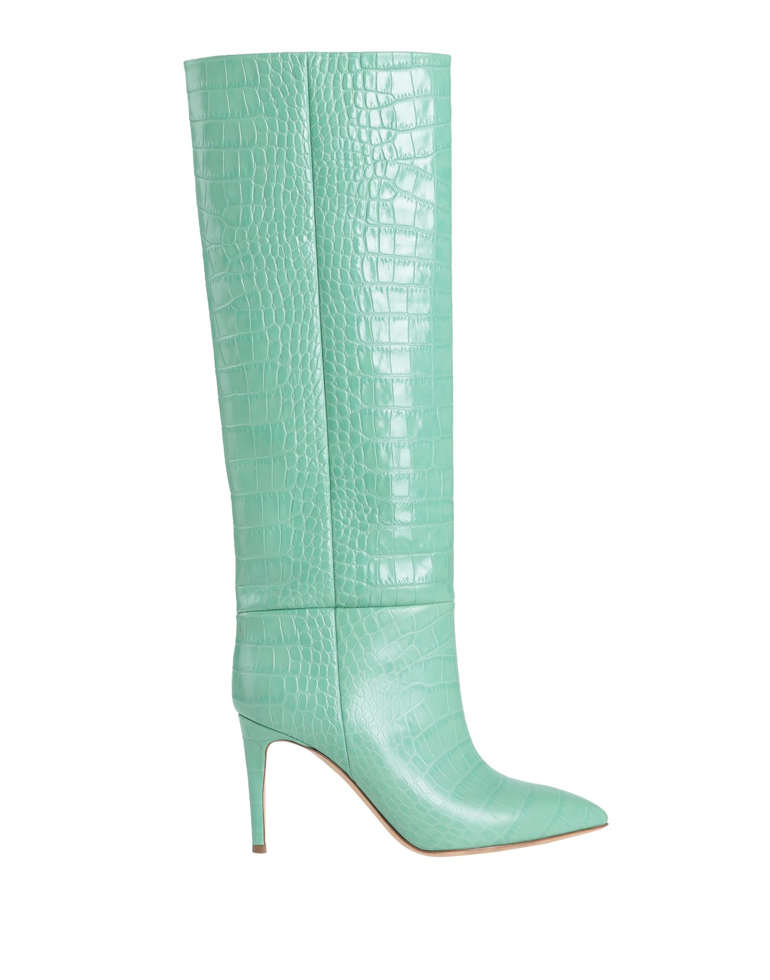 Paris Texas Knee Boots In Light Green